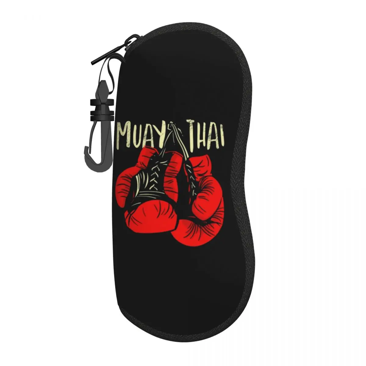 Custom Muay Thai Gloves Shell Glasses Case Unisex Cool Thailand Boxing Fighter Eyeglasses Case Sunglasses Protector Box