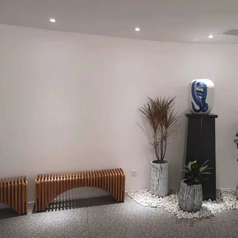 كرسي تقطيع من الخشب الصلب الإبداعي الاسكندنافي B & B مقعد سجل مركز تسوق فندق على شكل خاص مقعد مريح منزلي