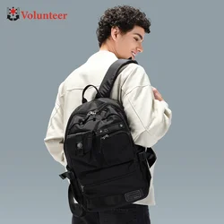 VOLUNTEER Travel Backpack for Men Women 2025 Casual Fashion Oxford Cloth Waterproof Backpack Man Hiking Camping Daypack 1825-02