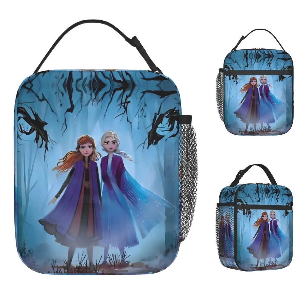 

Sisters - Изолированная сумка для обеда Frozen, большая сумка-холодильник для обеда Эльзы и Анны, сумка-холодильник, сумка для обеда, сумка для колледжа, уличная сумка для девочек и мальчиков