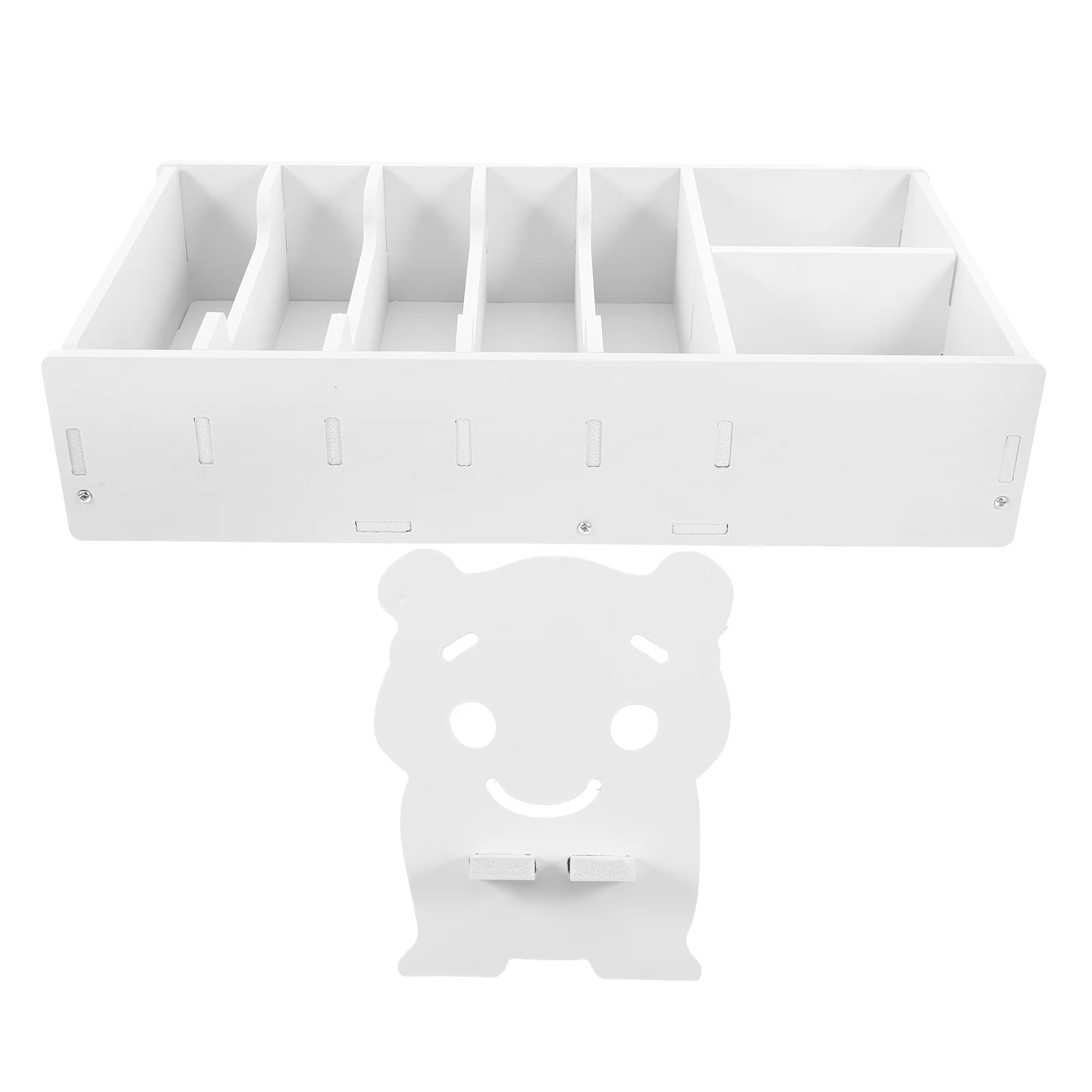 MELStorage-Boîte en PVC pour Commode, Économiseur d'Argent, Insert de Maquillage