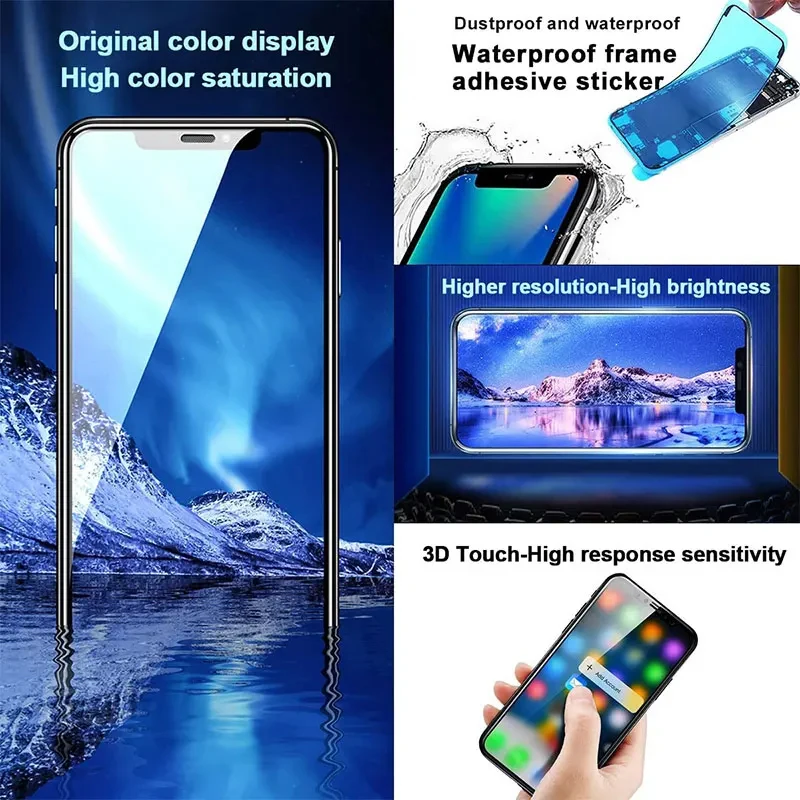 AAAA INCELL LCD 터치 스크린 디지타이저 어셈블리 교체, 아이폰 XS MAX LCD A1921 A2101-4 디스플레이