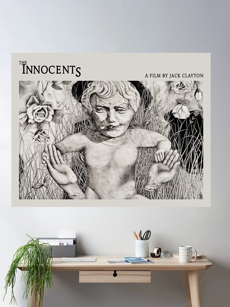 The Innocents Movie Art Print Canvas Poster, Living Room Decor, Home Wall Picture