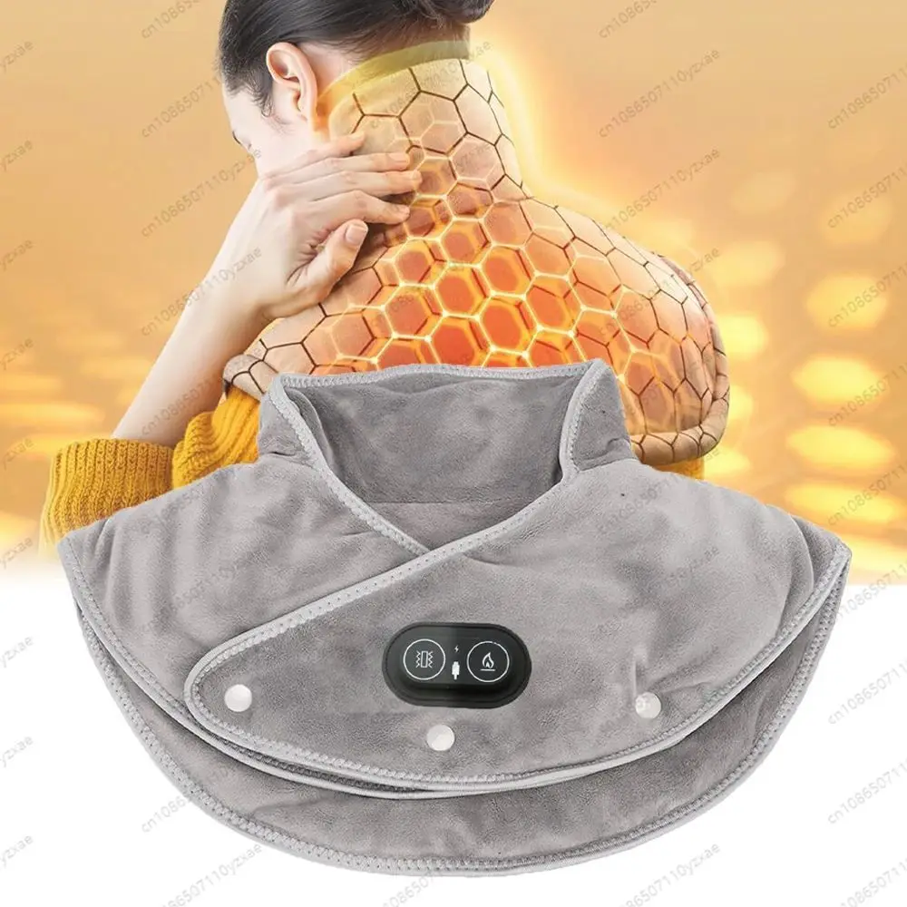 Electric Heating Shoulder Neck Pad Warm Back Brace Hot