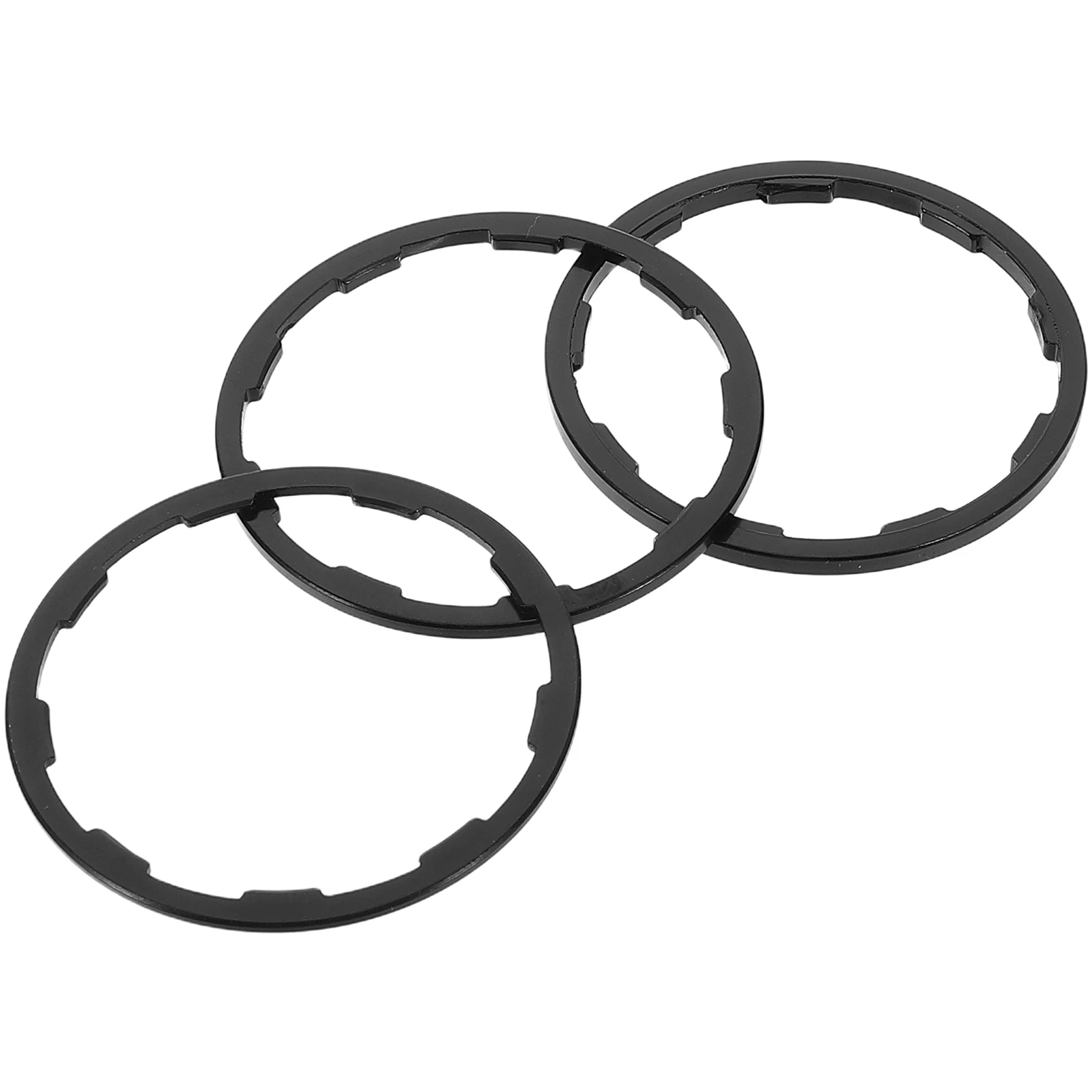 

3pcs Flywheel Washer Bicycle Spacer Aluminum Alloy Replacement For Mountain Road Bike Cassette Headset Gasket For Bike Flywheel