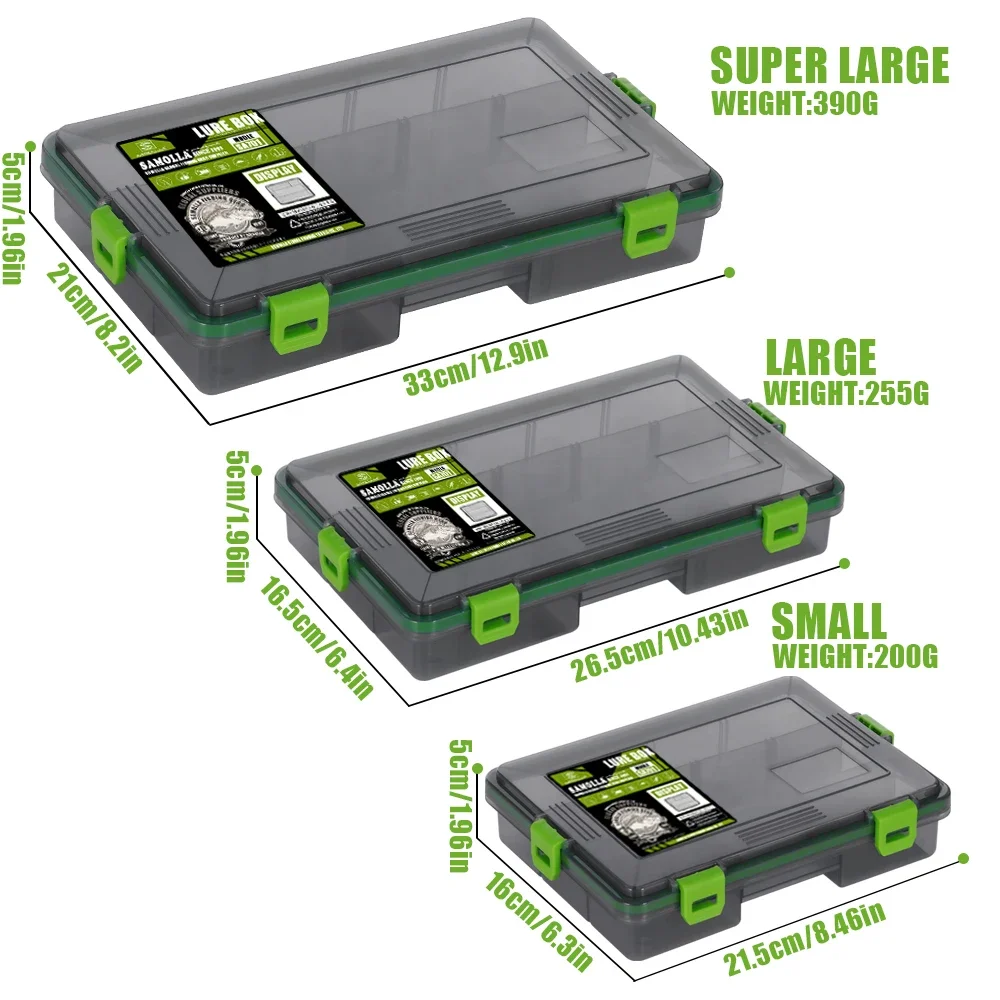 Caja estanca SAMOLLA para señuelos – Almacenaje impermeable pesca