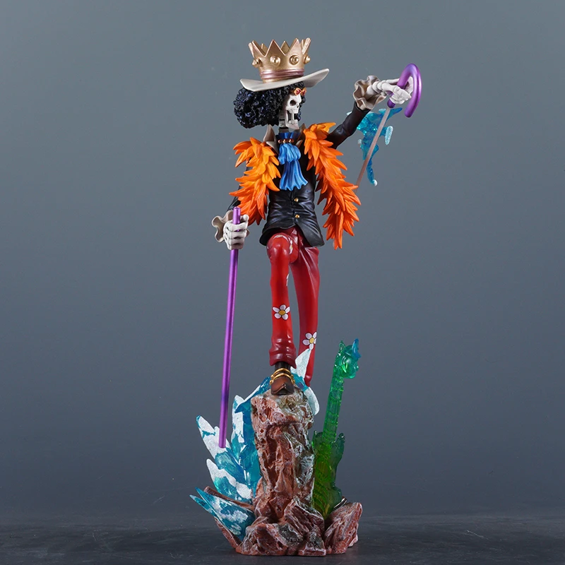 ONE PIECE Figures Brook King of Souls Musician Action Figure Two Years Later Meteor Burukku Anime Figurine Pvc Model Statue Toy