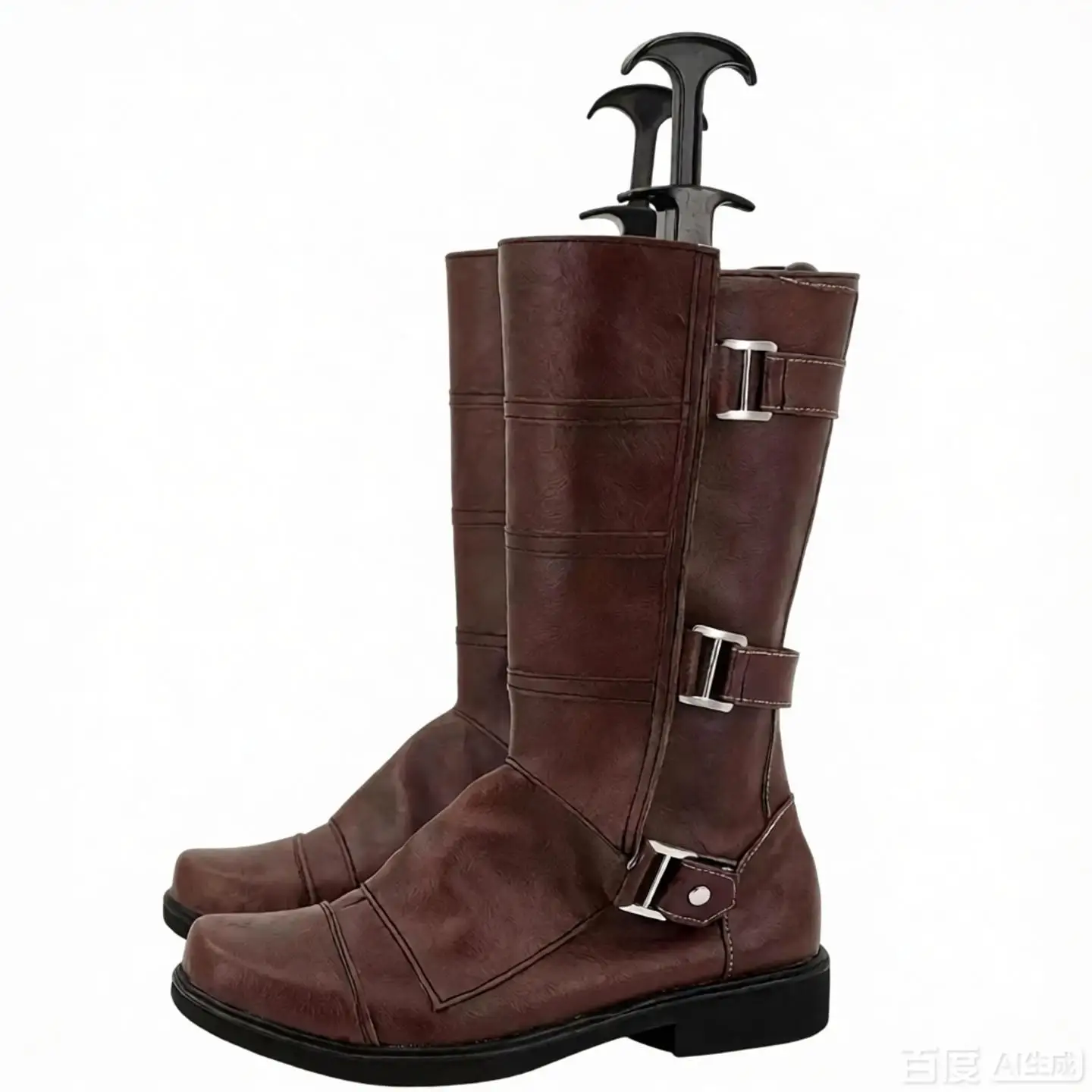 PU Leather Anime Man Cosplay Shoes Skeleton Boots Party Customer Size