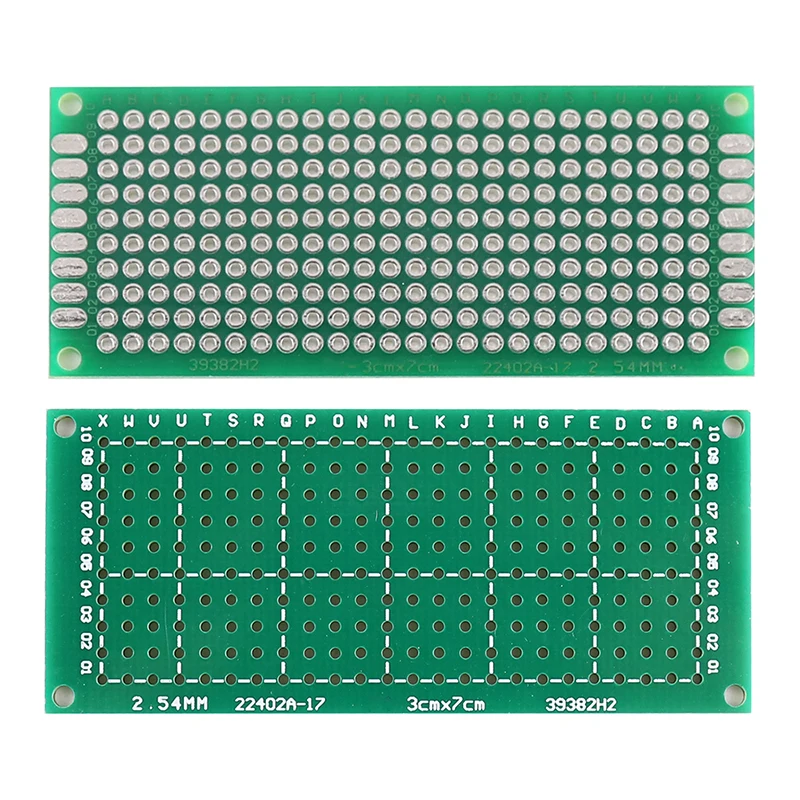 5Pcs Green 3x7cm Single Sided Prototype DIY Universal Printed Circuit PCB Board Prototype Board PCB Kit Breadboard Kit