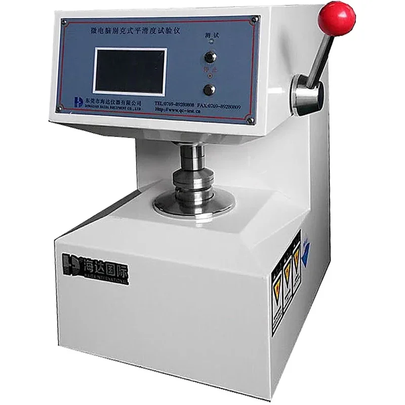 Automatic Bekk Method Paper Paperboard Smoothness Tester Digital Air Leak Testing Machine