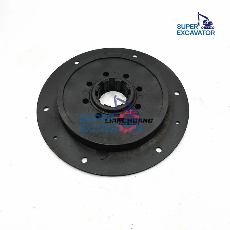 For Yuchai YC85-8 Lonking 60 Hydraulic pump connecting Disc coupling spline tooth coupling glue15Tooth excavator accessories