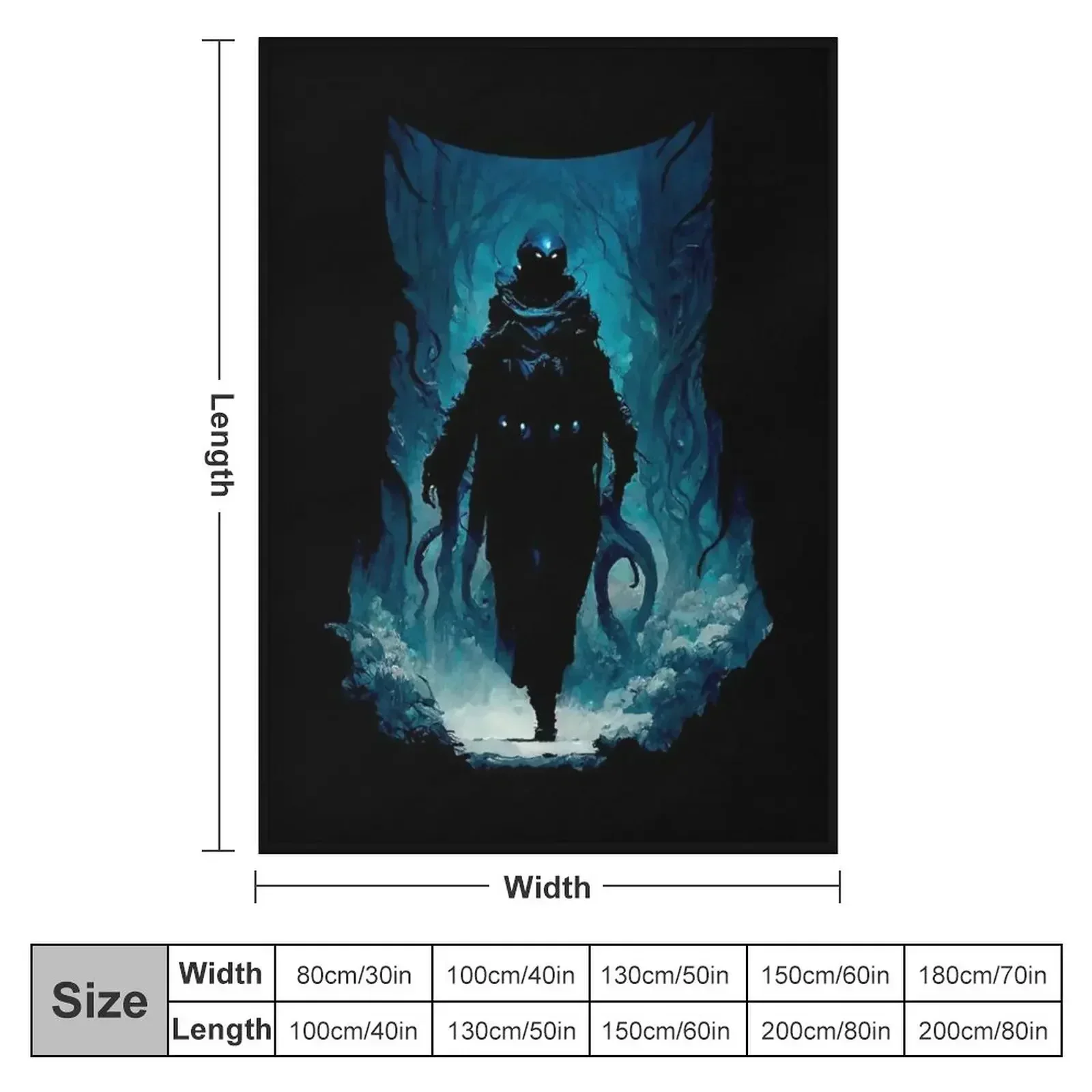 Abyss Walker Throw Blanket Blankets For Bed heavy to sleep blankets ands Blankets