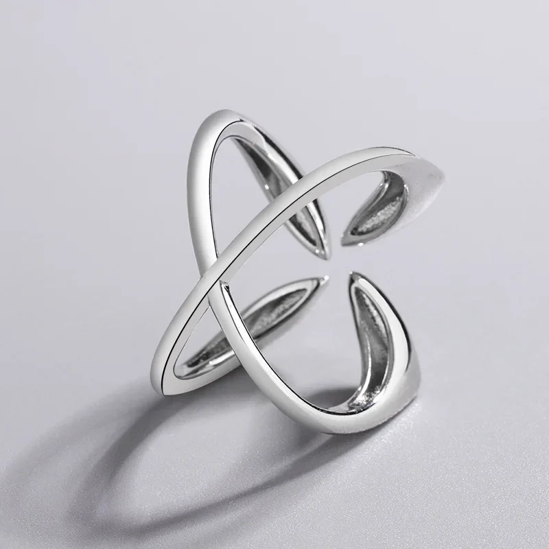 PANGJERY Gold Color Opening Rings for Women Exquisite Simple Temperament INS Fashion Creative Anniversary Jewelry Gifts