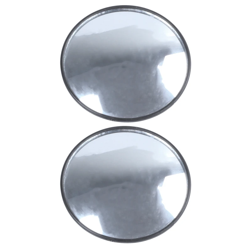 

2X 95Mm OD Adhesive Round Convex View Rear Mirror Mirror Side Mirror