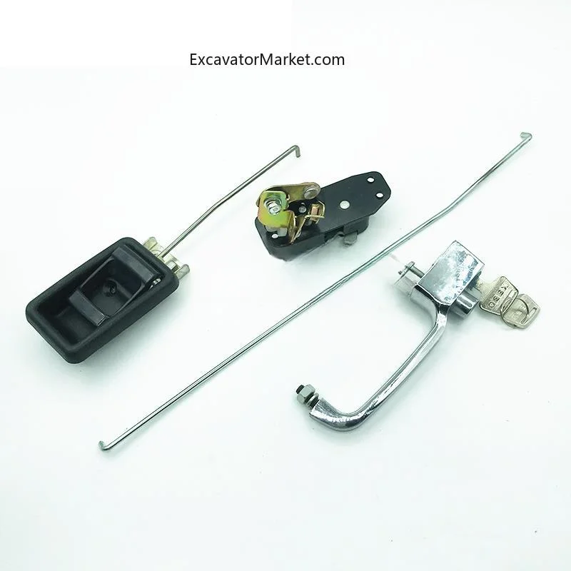 High Quality For Kato HD512-820R-1023-1430-1-2-3 Cab door lock and door lock assembly excavator accessories