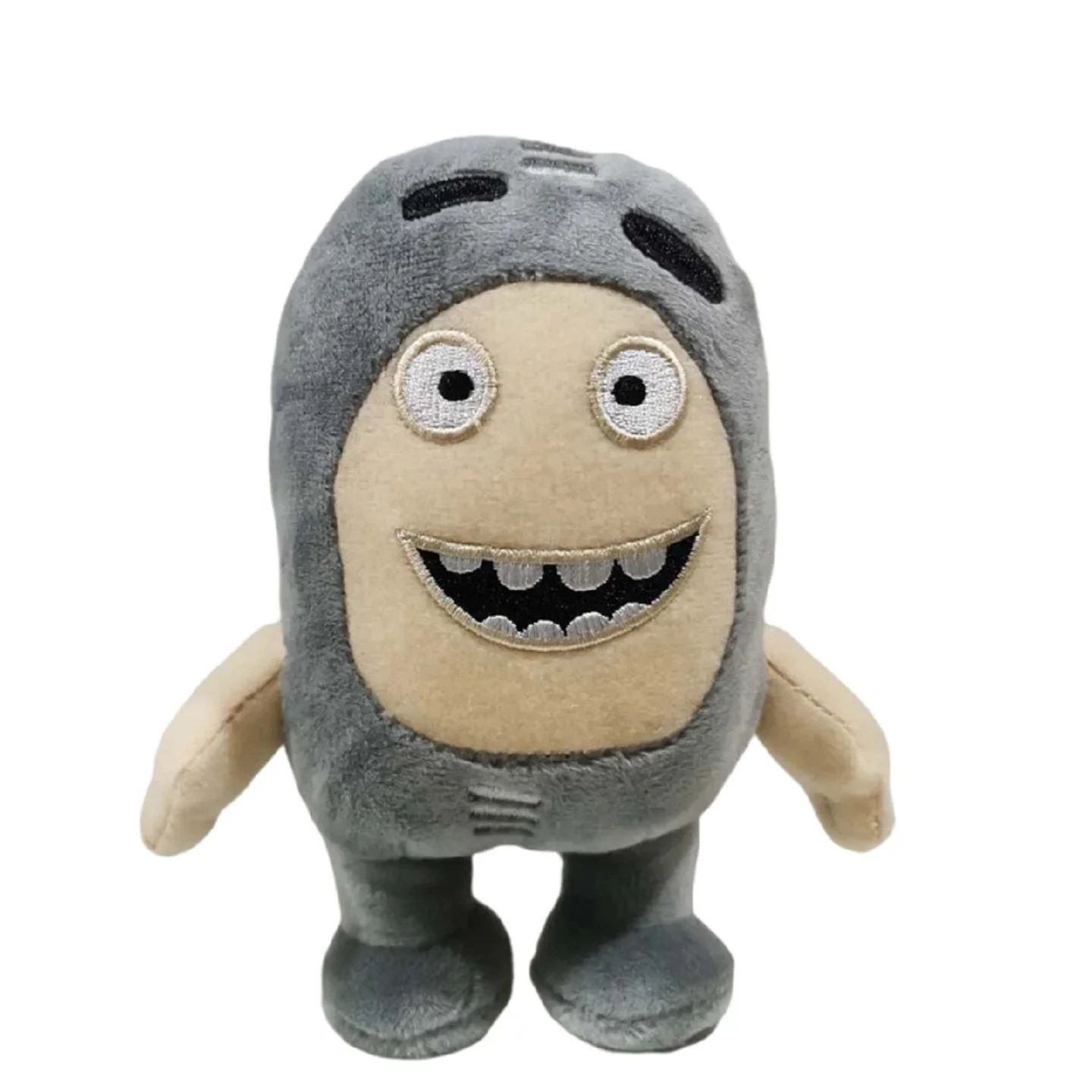 Oddbods-muñeco de peluche de dibujos animados para niños, 18CM de peluche de juguete, Jeff Newt Odd ZEE Bods, regalos de algodón PP, decoración del hogar, 8 unidades por lote