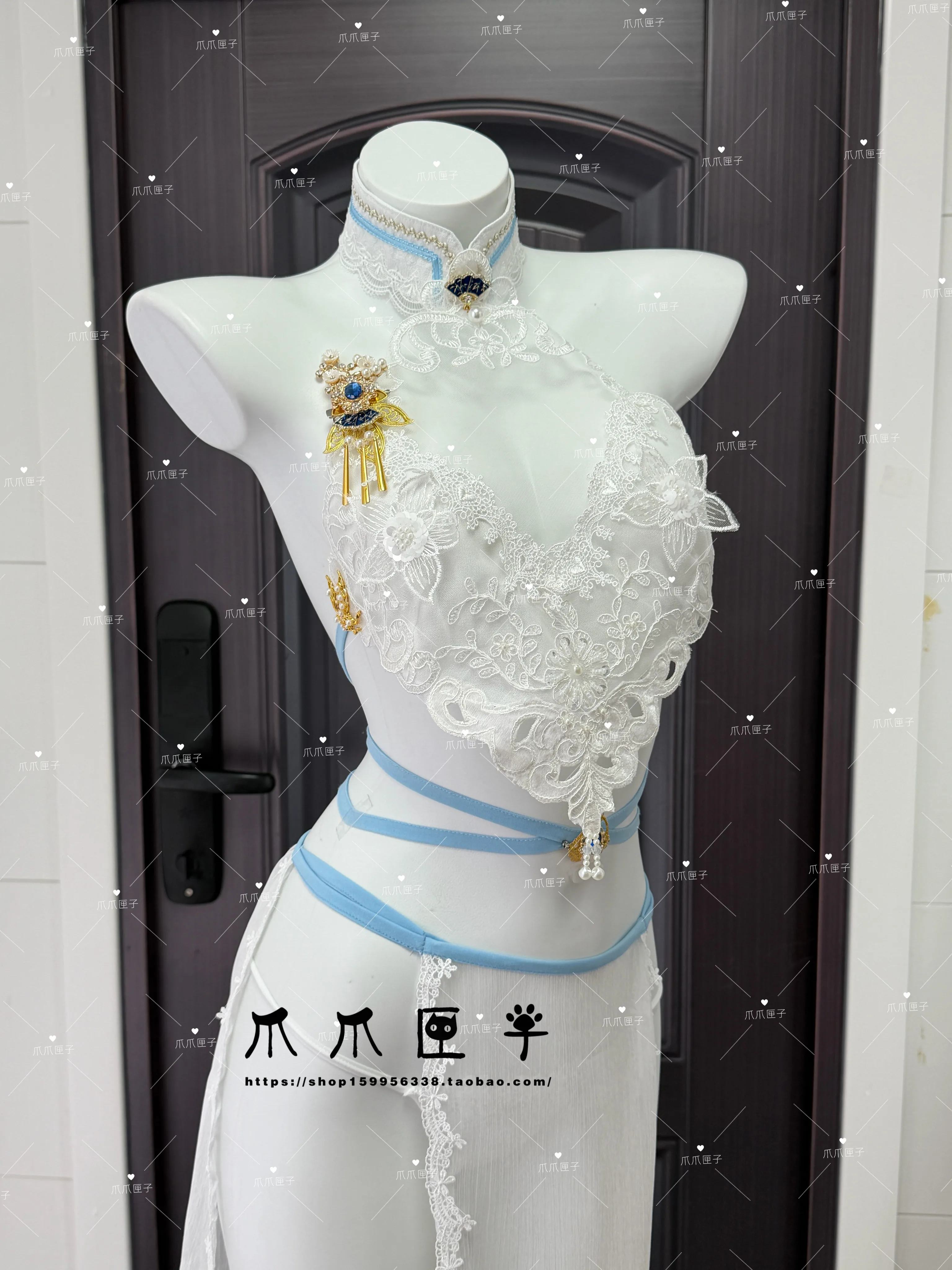 

Костюм для косплея Azur Lane Shinano: Сексуальное прозрачное белое кружевное платье, пижама, нижнее белье для взрослых, на заказ для женщин