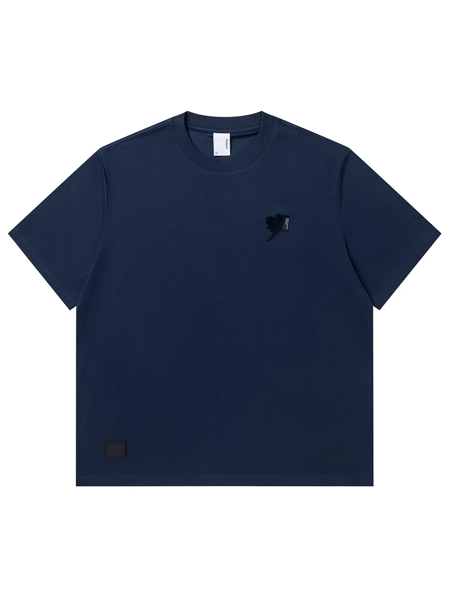 

Superdry plus Men's T-irt ort Sve Embroidered Loose Fit Qui Dry Summer Casual Wear round Ne Geometric Pattern