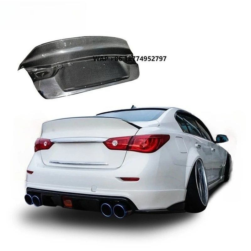 

Suitable Q50 Modified Carbon Fiber Tailgate, High-quality Carbon Fiber Tailgate, Trunk Lid Decoration