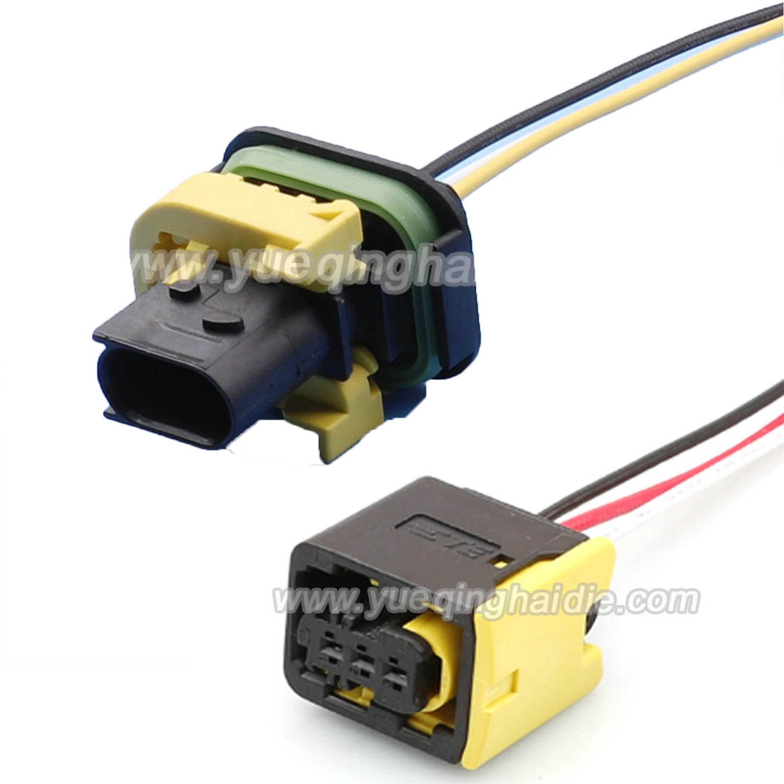 

3 PIN Auto 1.5 mm Waterproof Male Female Connectors Motorcycle Electrical Harnesses Wiring Harness 1-1703843-1 1-1418448-1