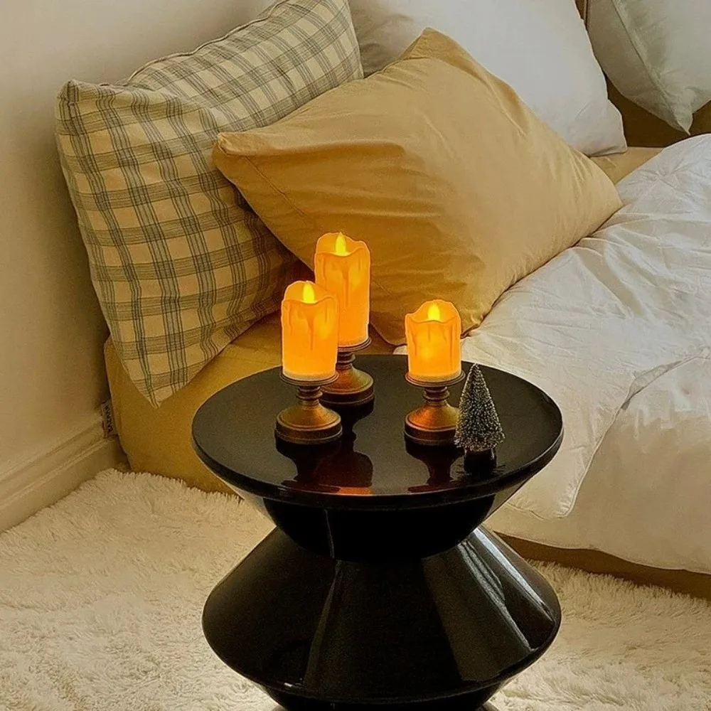 

Simulation Candle LED Electronic Candle Light Atmosphere Lamp Decorative Crying Candlestick Flameless Retro