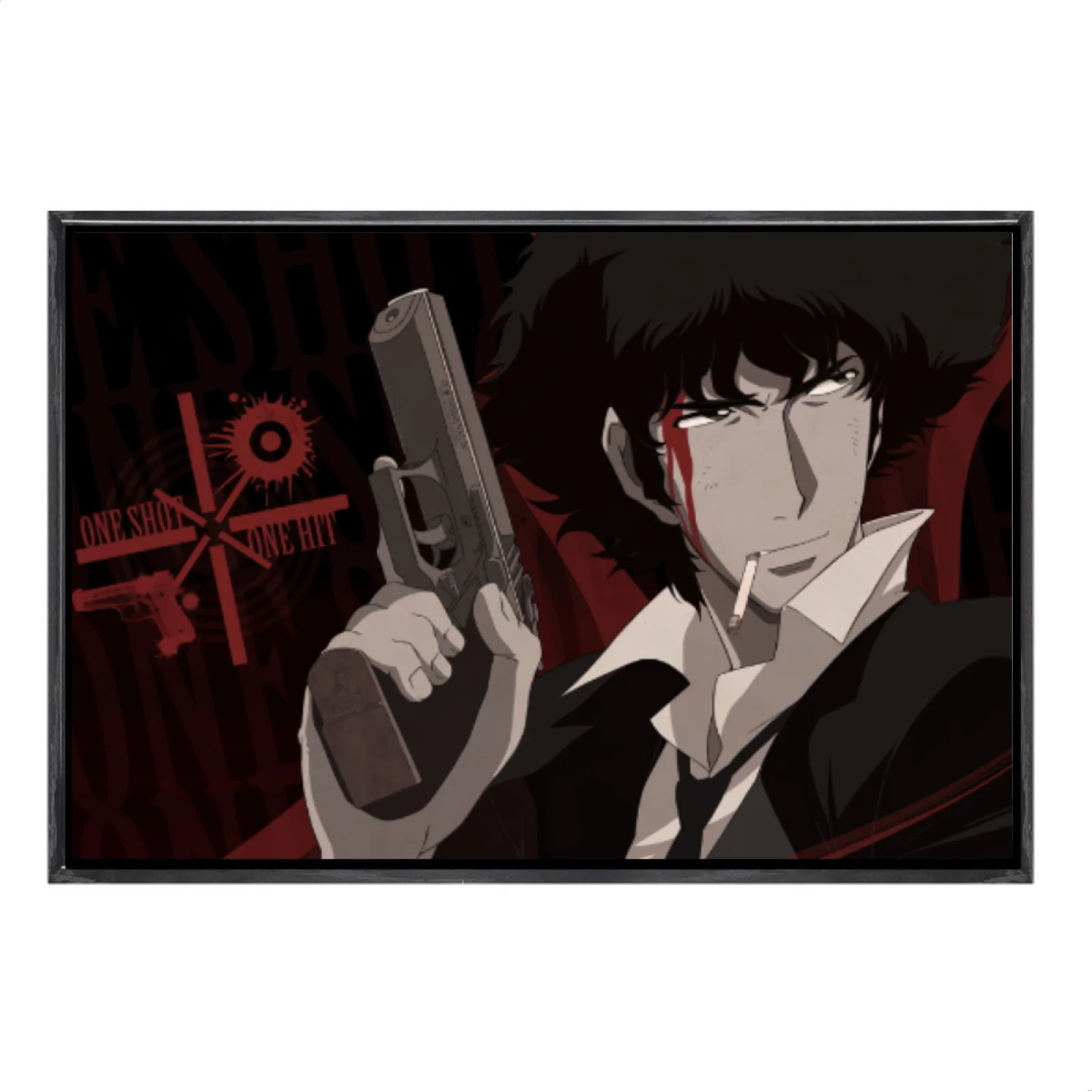 

Японская манга, многоразмерный холст, постер в двойной рамке, настенное искусство, ковбойский бибоп, домашний декор для гостиной, спальни