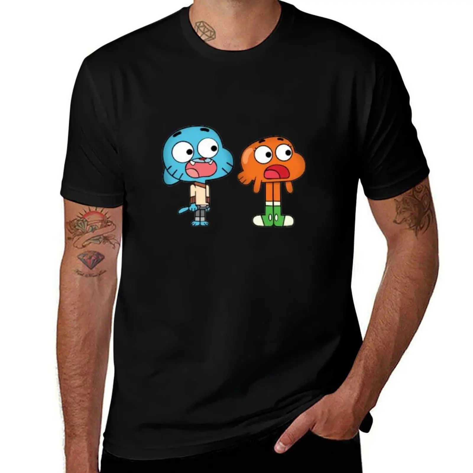 

the amazing world of gambol collection T-Shirt clothes cute tops man clothes Men's cotton t-shirt