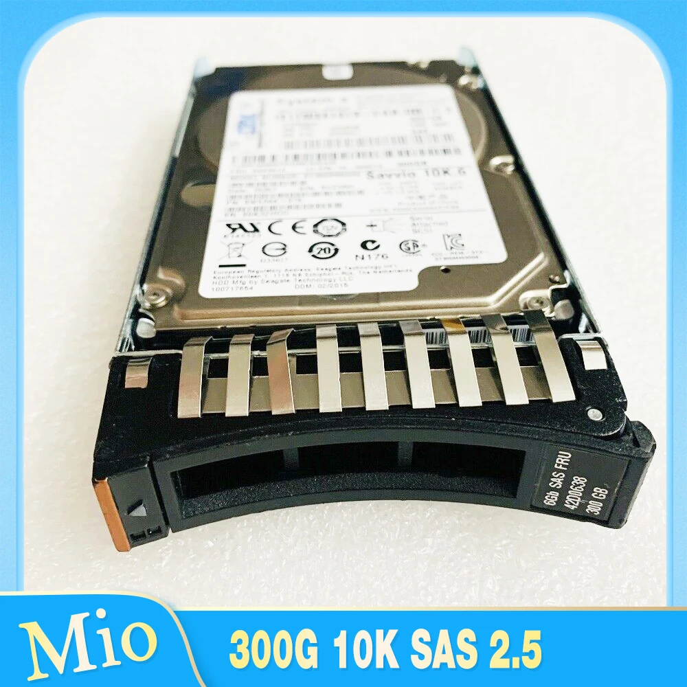 

HDD для сервера Lenovo жесткий диск 300G 10K SAS 2,5 "жесткий диск X3500 X3550 X3650 42D0638 M2 M3M4