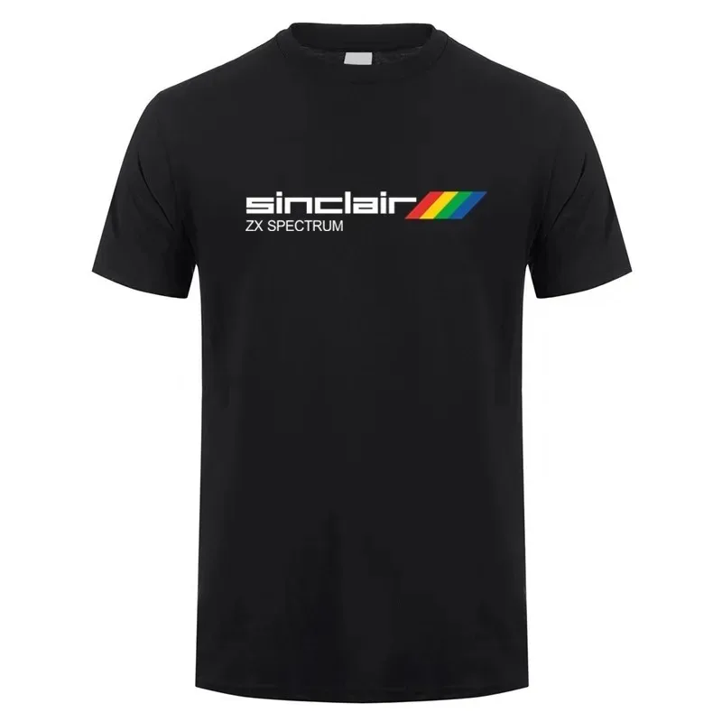 Sinclair Zx Spectrum Letter Pattern Printing Tshirt Summer Fashion Tops Men Women Cotton Comfortable Short Sleeve Tee Streetwear