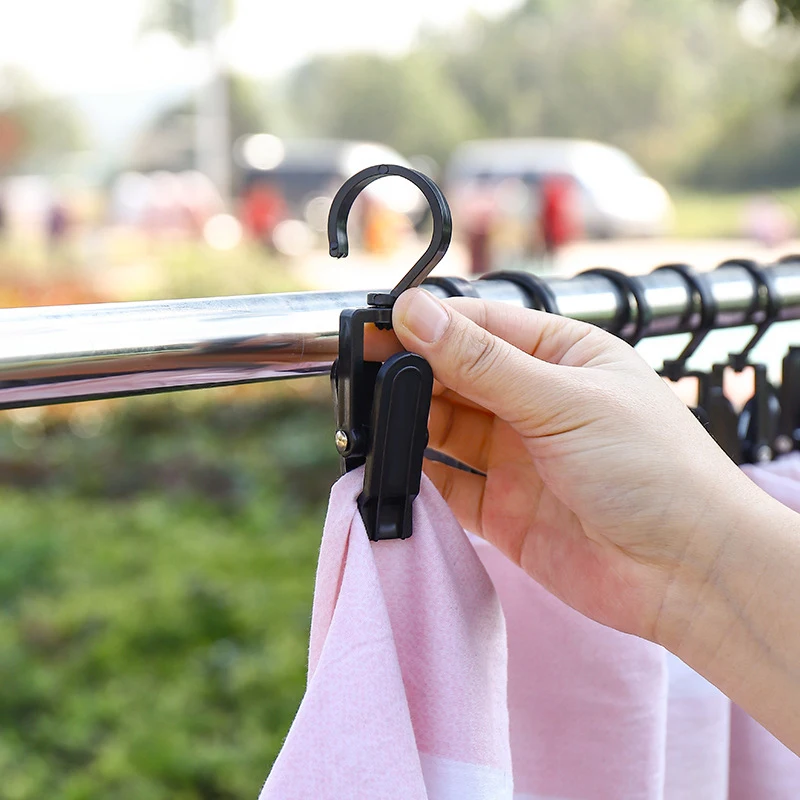 Multi Functional Household Rotatable Clothes Hook, Store Hat Towel Display Clip, Baby Socks Drool Towel Drying Clip