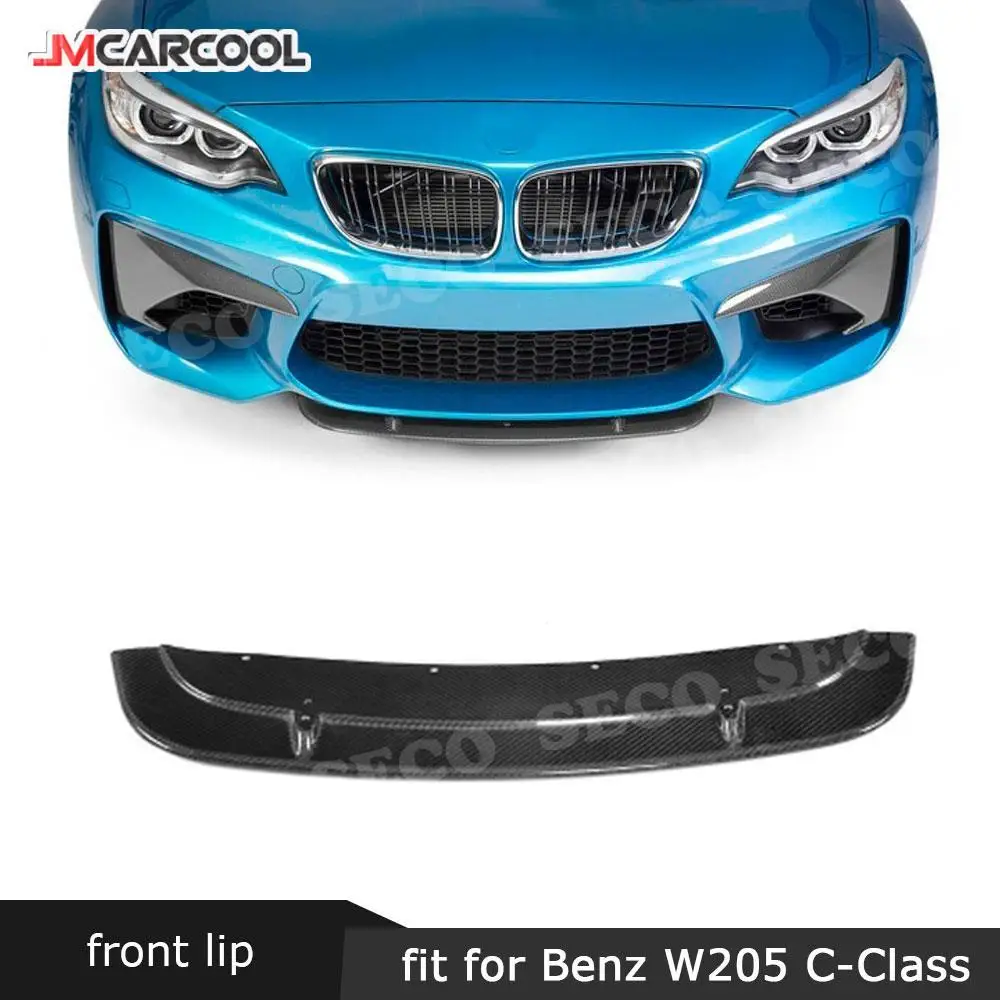

JMCARCOOL Dry Carbon Fiber Material Front Lip Spoiler Chin For BMW 2 Series F87 M2 2016-2018 Head Bumper Shovel Car Protector