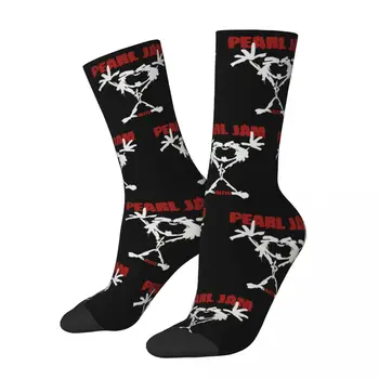 Mulheres Cool Pérolas Jam Alive Socks, Super Soft, Casual Rock Music Band, Acessórios de Hip Hop, Middle TubeSocks, Melhor Ideia de Presente