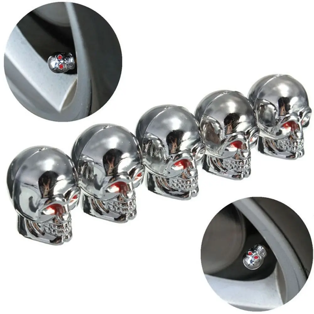 Riding Decoration Electric Scooter Bike Motorcycle Tyre Accessories Protective Cover Valve Stem Cap Dust-proof Cover