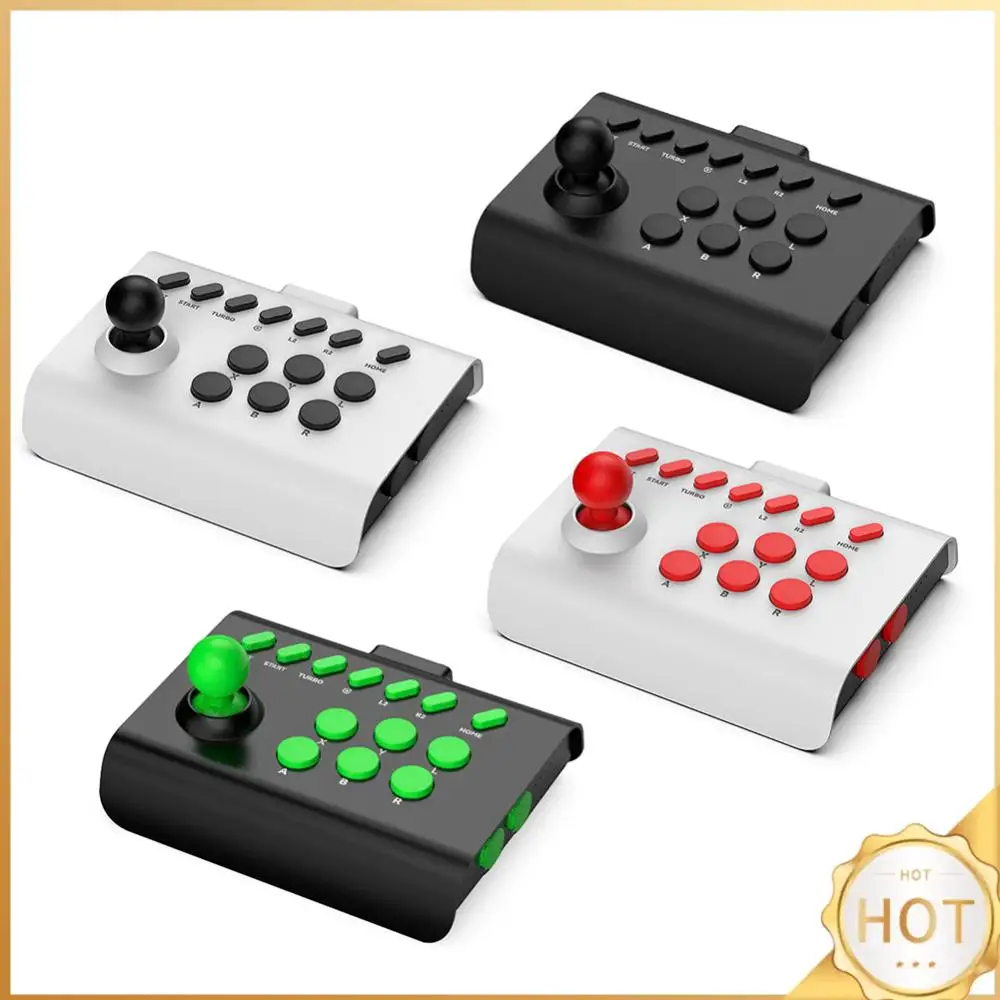 

Портативная игровая консоль с 3 режимами подключения, игровой джойстик с высокой чувствительностью и точностью, поддержка Turbo, последовательная передача данных для Switch/PS4/PS3