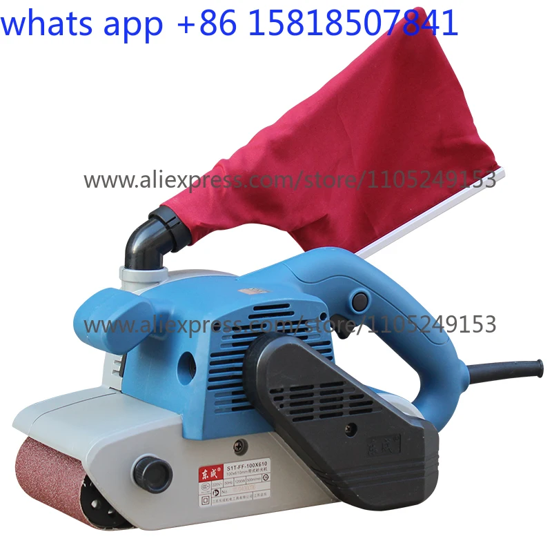 Dongcheng belt grinder stainless steel sanding machine wood polishing machine power tool 610 belt machine sander