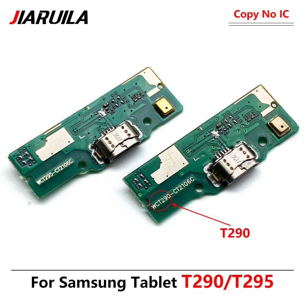 NEW Tested USB Charging Port Charger Board Flex For Samsung Tab A 8.0 2019 SM-T290 T290 T295 Dock Plug Connector With Microphone