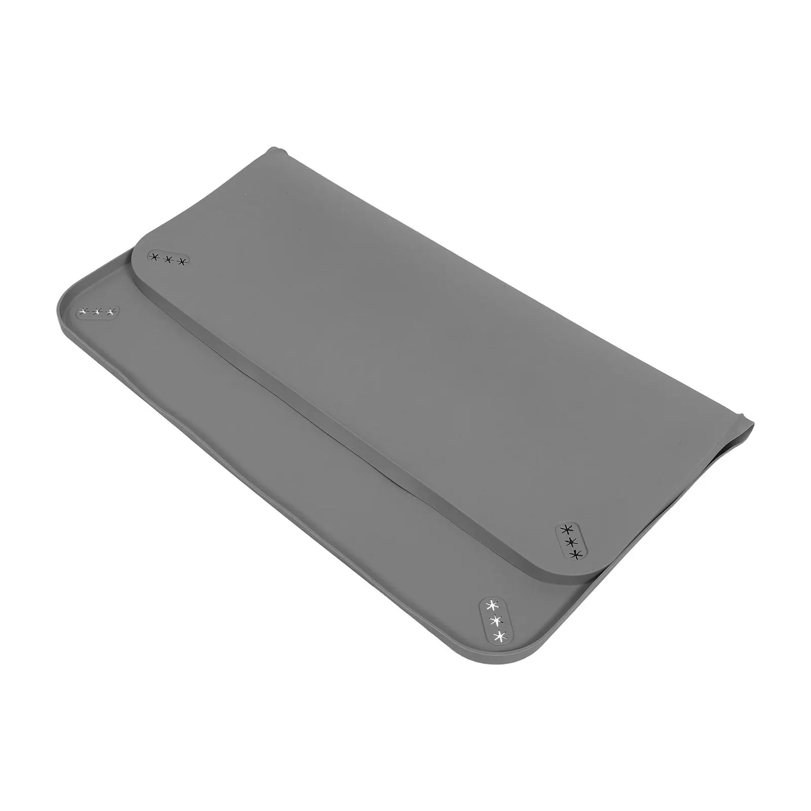 

24x24 Inch Silicone Dog Pee Pad Holder Tray for Puppies - High-Edge Leakproof Non-Slip Reusable Washable Pet Urine Mat Training