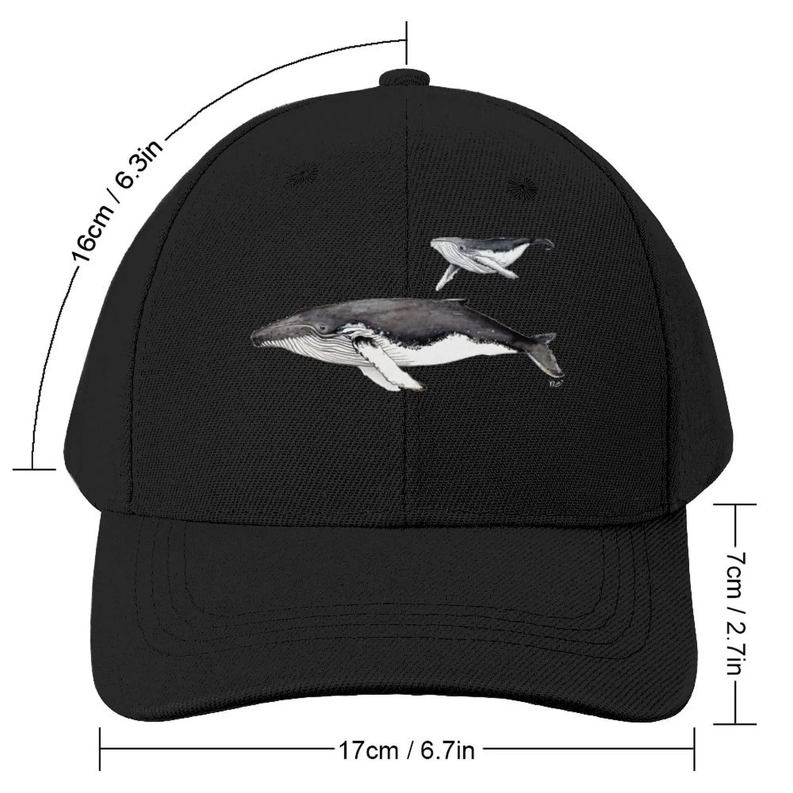 North Atlantic humpback whale Baseball Cap Fishing cap foam party Hat fishing hat party Hat Hats For Women Men's