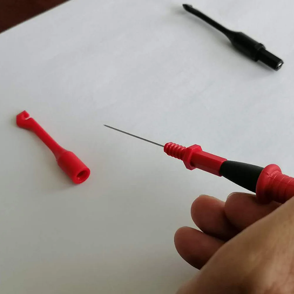 2Pcs Circuit Test Needle Professional Insulated Multimeter Probes for Automotive Back Probe Kit Non-Destructive Wire Testing