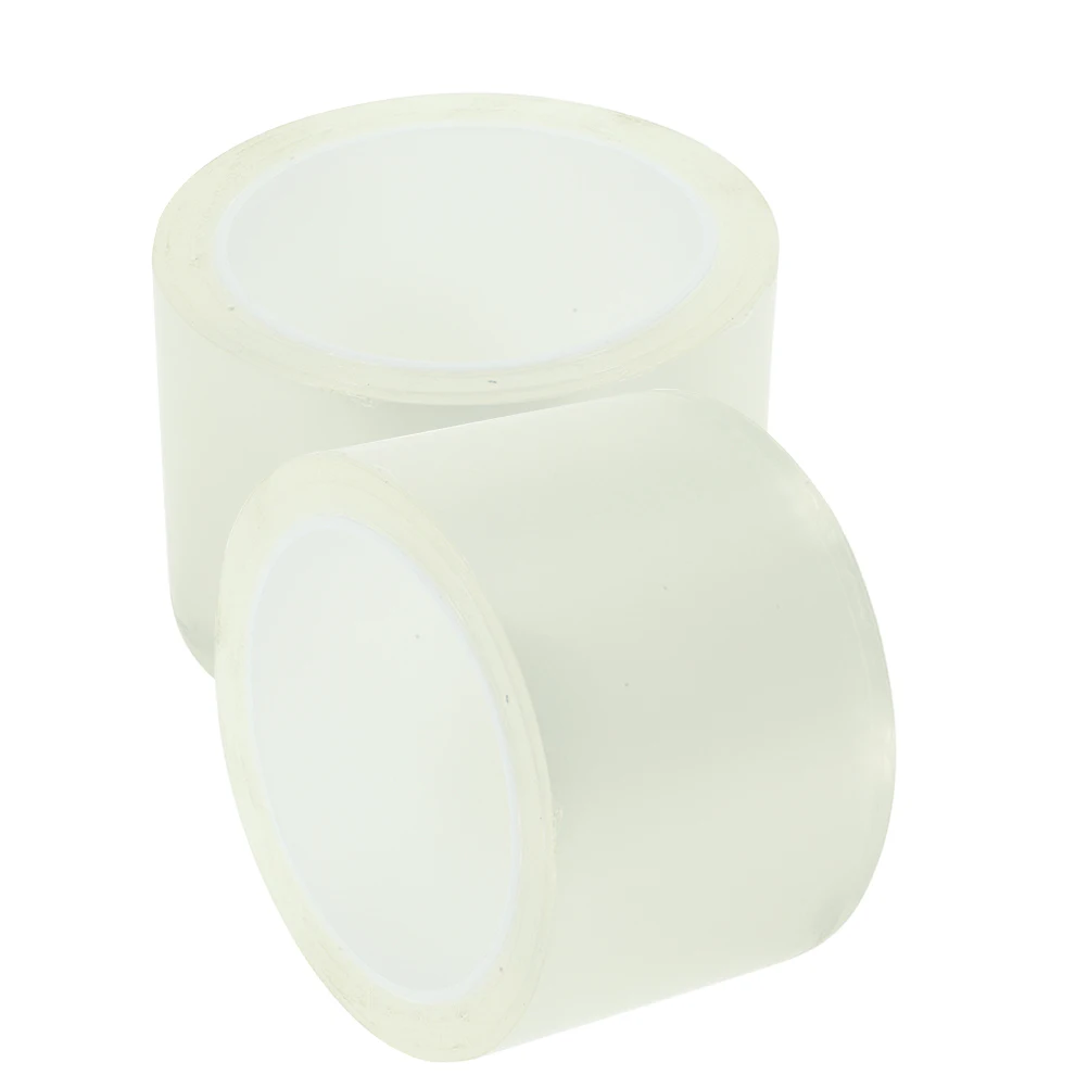 

2 Rolls Tape Windproof Door Seal Strip Adhesive Insulation Transparent and Window Weather Stripping