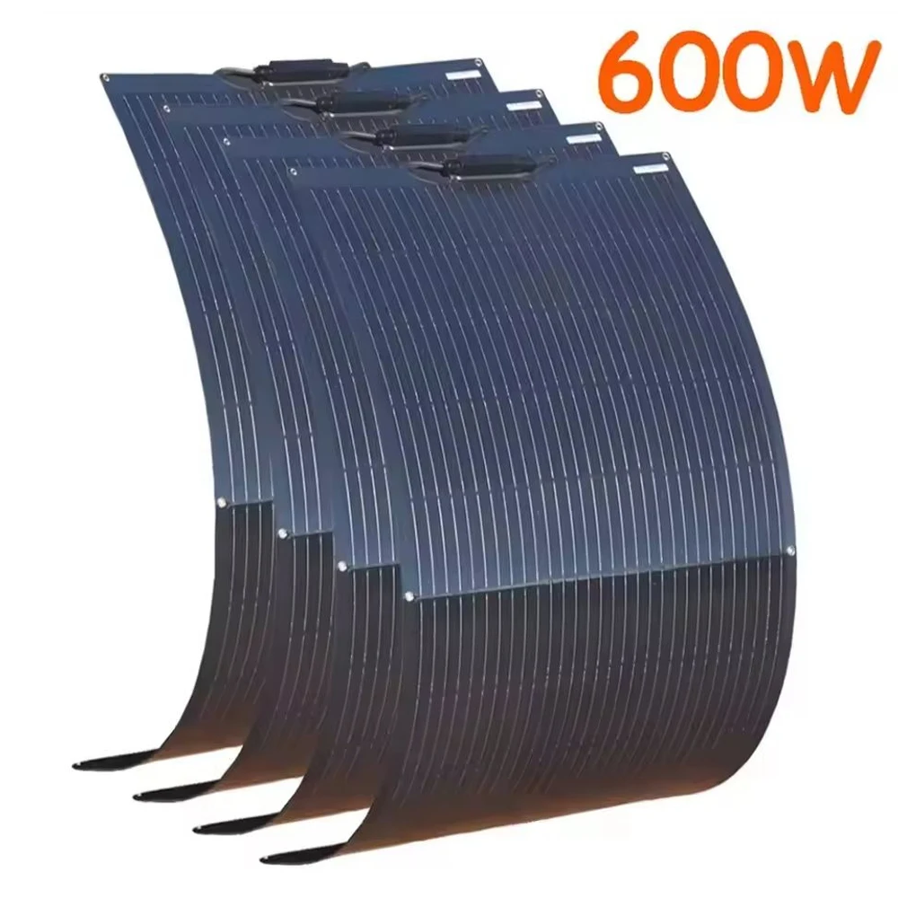 600w 450w 300w 150w flexibles Solarpanel 12V 24V Batterie ladesystem für Heimdach Wohnmobil boot Reise rv eu ru Lagers chiff