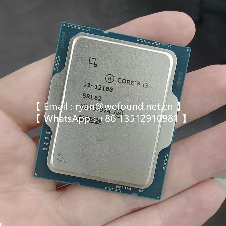 i3-12100 i5-12400F i5-12400 i5-12600KF i5-12600K, Tray Unit, 12th Gen. Processor