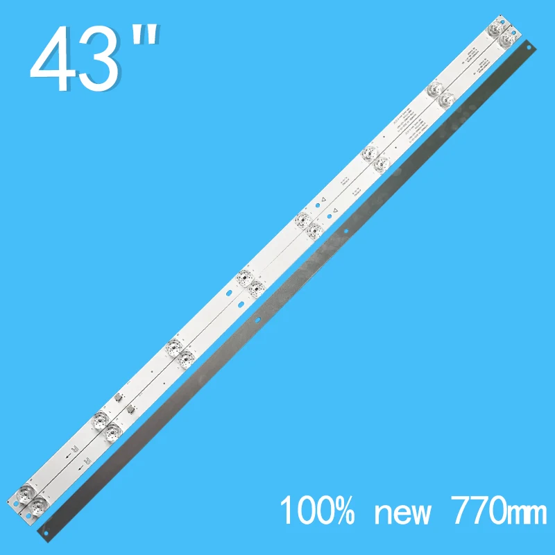 LCD 8 leds 770MM For PHILIPS 43 