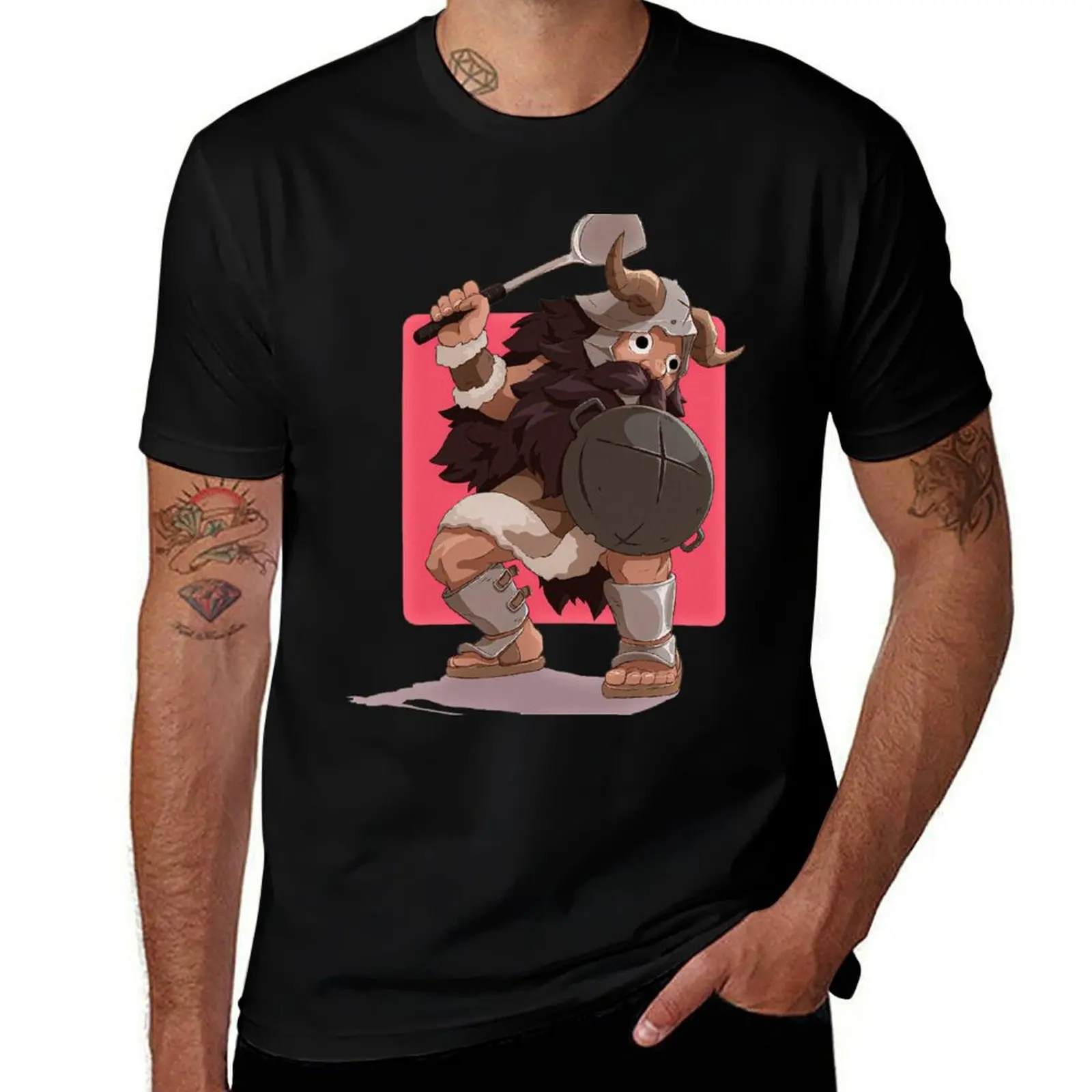 Dungeon Meshi Senshi T-Shirt Casual Basic Short Sleeve T-Shirt