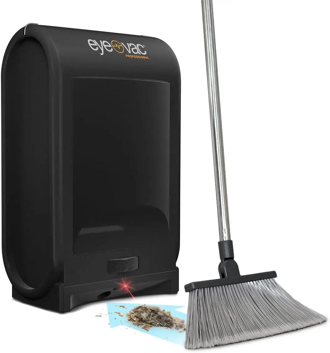 Automatic Dustpan - Ultra Fast & Powerful - Great for Sweeping Salon Pet Hair Food Dirt Kitchen, Corded Canister Vacuum, Bagless