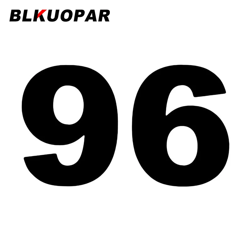 

BLKUOPAR Nine and Six Number Pattern Car Stickers Personality Waterproof Decal Funny Creative RV Caravan Car Door Protector