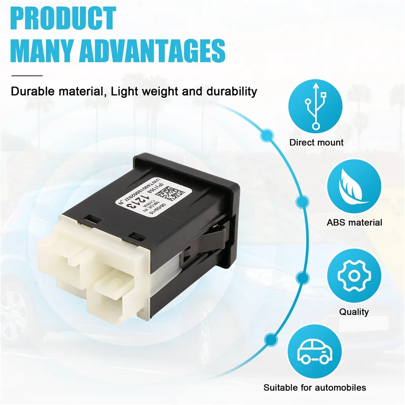 

Center Console Auxiliary Jack USB Interface SD Card Input Dual USB+AUX 13581213 For Cadillac CTS XTS ATS-AD39