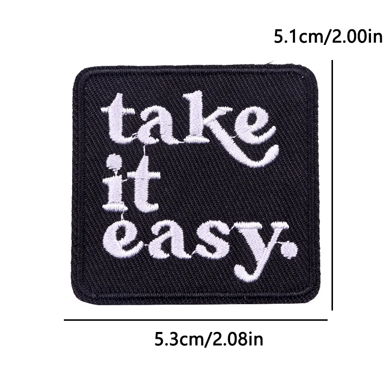 Witziger Slogan-Aufnäher zum Aufbügeln mit optimistischen Zitaten für Kleidung, Jacken, Hüte, positive Vibes, humorvolle Lifestyle-Dekoration – Detail 29