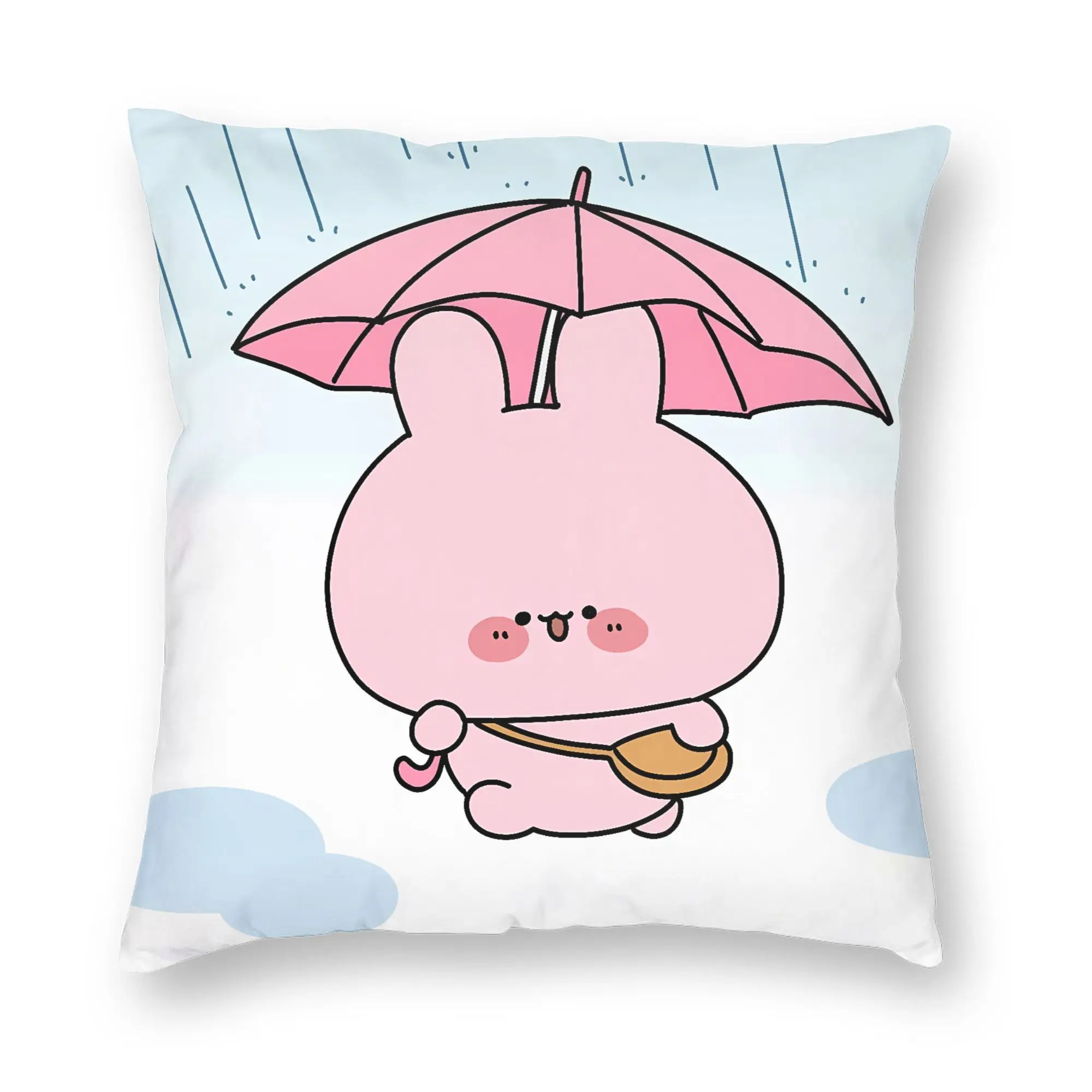 A-Asamimichaan Asleep Cute Asamimi Pillow Case  Funny Pillow Cover Soft Pillowcases For Living Room Chair