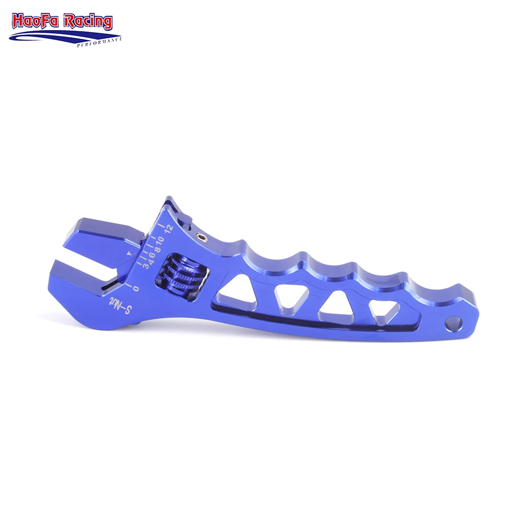 AN Adjustable Wrench Lightweight Aluminum AN3-AN12 Hose Fitting tool spanner (Blue) Wrench Hose Fitting tool AN 3 4 6 8 10 12